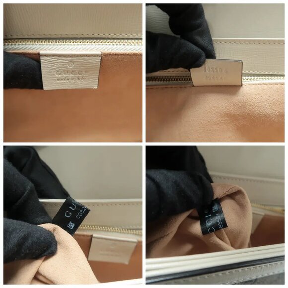 100% Authentic GUCCI Horsebit 1955 Brown Canvas Shoulder Bag 1627-11824 - Picture 11 of 12